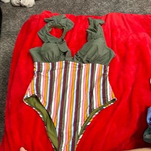 One piece bathing suit